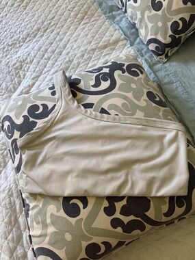 all in motion Cream One-Shoulder Sports Bra